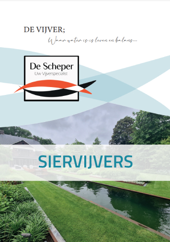 Brochure tuinvijver aanleg De Scheper Oirschot